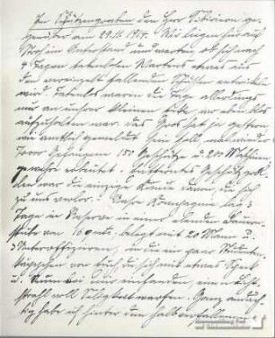 Ernst Emmerich an seine Eltern am 29.11.1914 (3.2011.3530)