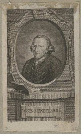 Bildnis des Moses Mendelssohn