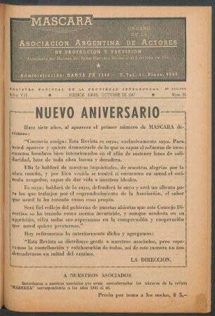 Nuevo aniversario