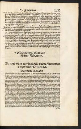 Dat ander deel des Evangelii Sunte Lucas van der geschicht der Apostel.