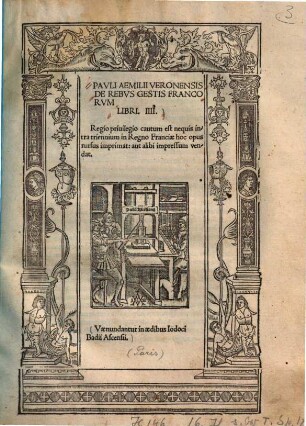 Pauli Aemilii Veronensis de rebus gestis Francorum : libri IIII