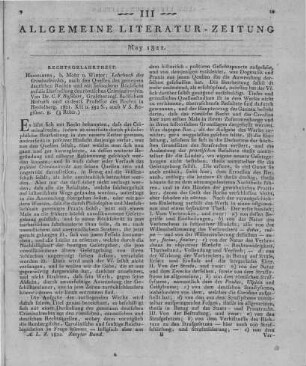 Roßhirt, C. F.: Lehrbuch des Criminalrechts nach den Quellen des gemeinen deutschen Rechts und mit besonderer Rücksicht auf die Darstellung des römischen Criminalrechts. Heidelberg: Mohr & Winter 1821