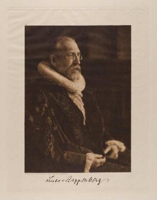 "Senator Dr. F. A. Lappenberg" aus der Mappe "Hamburgische Männer und Frauen am Anfang des XX. Jahrhunderts"