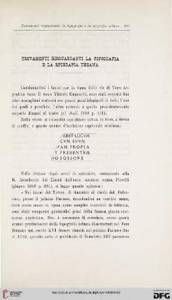 16: Trovamenti risguardanti la topografia e la epigrafia urbana, [29]