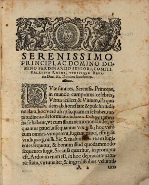 Disputatio theologica de virtutibus et vitiis sive peccatis in genere