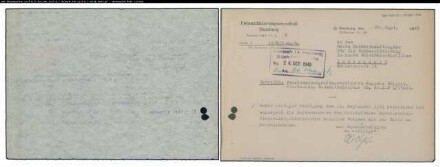 Entnazifizierung Heinrich Boergers , geb. 05.01.1889 ()