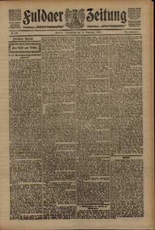 Dritte Ausgabe vom Donnerstag, den 24. Dezember 1908.