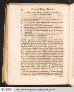 Decisio XV