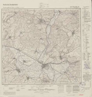 5119 Kirchhain (Hessen-Nassau), Topographische Karte 1:25000 (4cm - Karte)