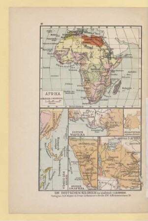 Afrika, Die deutschen Kolonien