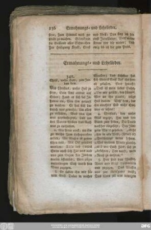 Ermahnungs- und Lehrlieder.