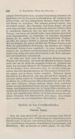 226-248 Studien zu den Corintherbriefen