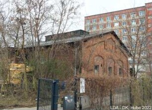 Seuchenhof des Magerviehhofs Friedrichsfelde / Maschinenhaus; Berlin, Marzahn-Hellersdorf