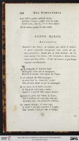 Canto terzo