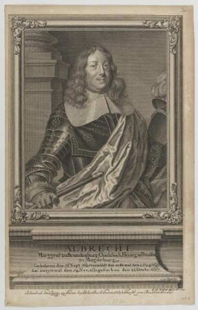 Bildnis des Albrecht, Markgraf von Brandenburg-Ansbach