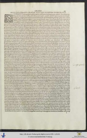 M.T.C. Qua Senatui Gratias Agit Post Reditum Suum Oratio