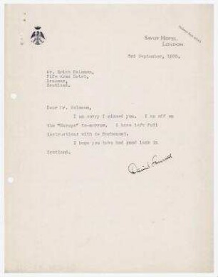 Brief von Daniel Longwell, TIME Incorporated, New York - Chicago an Erich Salomon