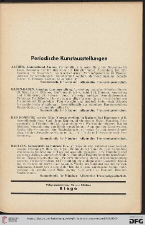 Periodische Kunstausstellungen