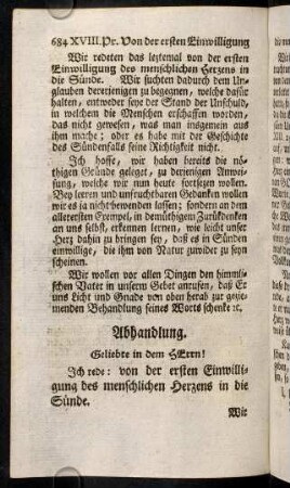 684-722, Abhandlung