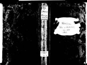Hürrlingen, Ühlingen-Birkendorf WT; Katholische Gemeinde: Heirats- und Sterbebuch 1810-1869