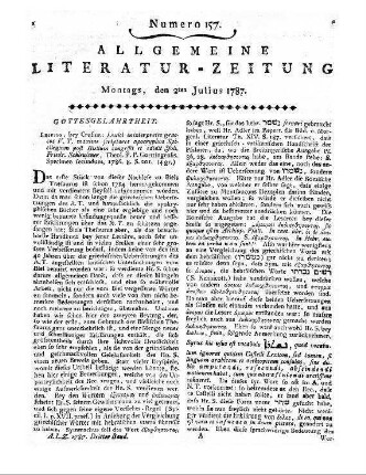 Haller, J. G.: Der Ring oder die unvermuthete Entdeckung. Prag, Wien: Schönfeld 1787