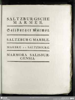 Saltzburgsche Marmer. Salzburger Marmor. Saltzburg Marble. Marbre De Saltzbourg. Marmora Salisburgensia