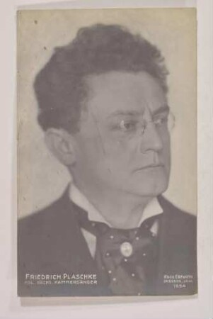 Bildnis Friedrich Plaschke