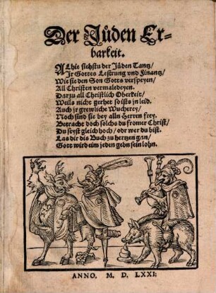 Der Juden Erbarkeit
