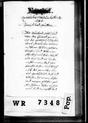 Abt und Konvent von Hirsau verleihen an Hans Gernhausen, Gernkonzen sel. Sohn zu Malmsheim, das Widem daselbst mit Vorbehalt der Hofraite zu einem Erblehen. .