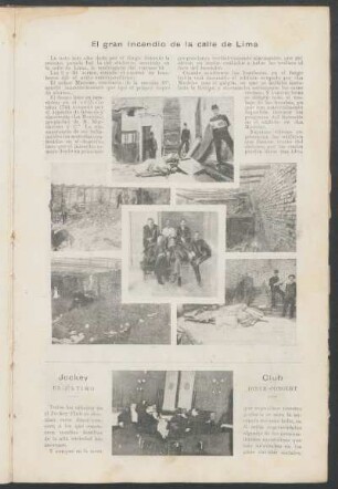 El gran incendio de la calle de Lima