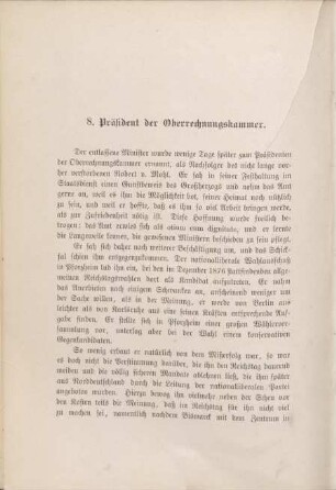 8. Präsident der Oberrechnungskammer.