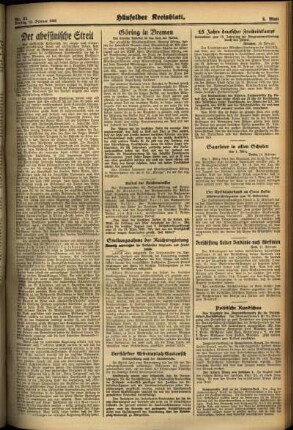 Zweite Ausgabe vom Freitag, den 15. Februar 1935.