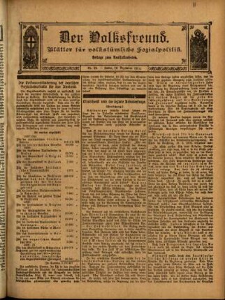 Ausgabe vom Sonntag, den 10. Dezember 1911.