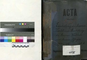 Einteilung der Armenbezirke in Abteilungen, die Vorstände und Pfleger der Abteilungen