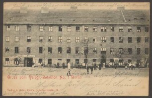 Ansichtskarte Kaserne "Telegraphan-Bataillon No. 1", Köpenicker Straße