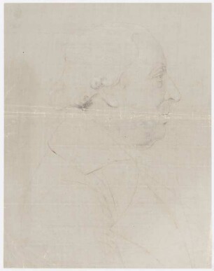 Portrait des älteren Carl Gotthard Langhans: Portrait des älteren Carl Gotthard Langhans (wie Inv.Nr. 5857)