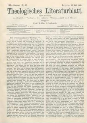 225-227 Zur alttestamentlichen Theologie V.