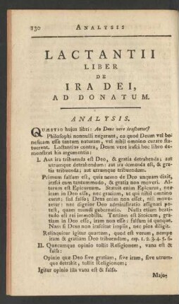 Lactantii Liber De Ira Dei, Ad Donatum