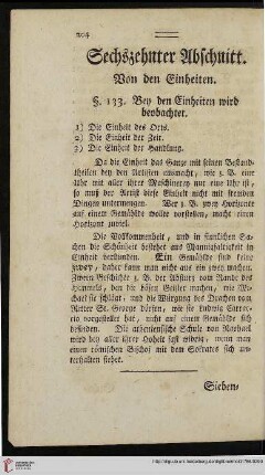 Sechszehnter Abschnitt