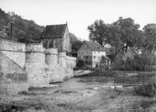 Creuzburg, Werrabrücke mit Brückenkapelle