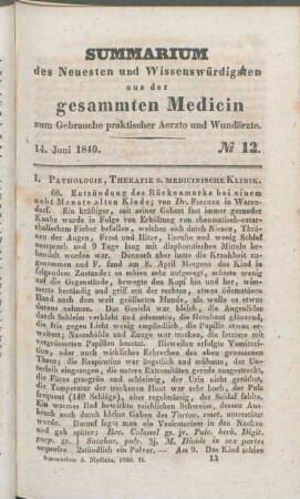 14. Juni 1840. No 12.