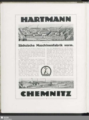 Hartmann Sächsische Maschinenfabrik vorm.