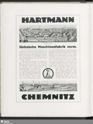 Hartmann Sächsische Maschinenfabrik vorm.