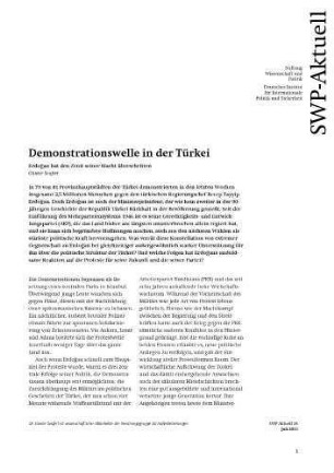 Demonstrationswelle in der Türkei : Erdogan hat den Zenit seiner Macht überschritten