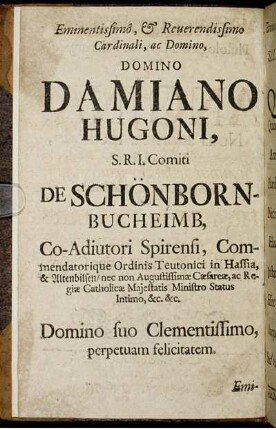 Domino Damiano Hugoni ...