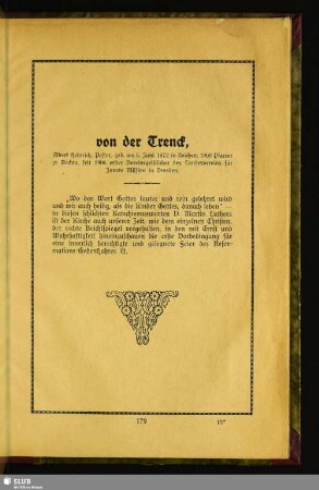 von der Trenck