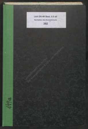 Die Landeskirchen-Agende und liturgische Angelegenheiten