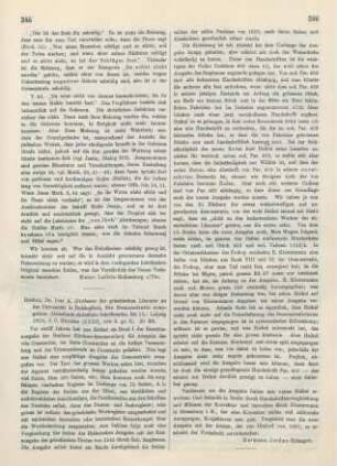 245-246 [Rezension] Eusebius Caesariensis, Die Demonstratio evangelica