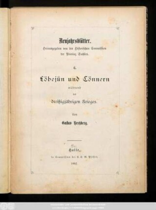 Löbejün und Cönnern während des dreißigjährigen Krieges