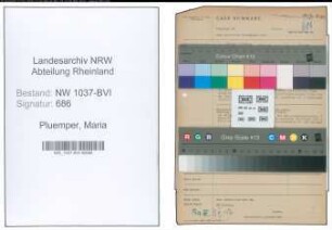 Entnazifizierung Maria Pluemper , geb. 19.05.1895 (Lehrerin)